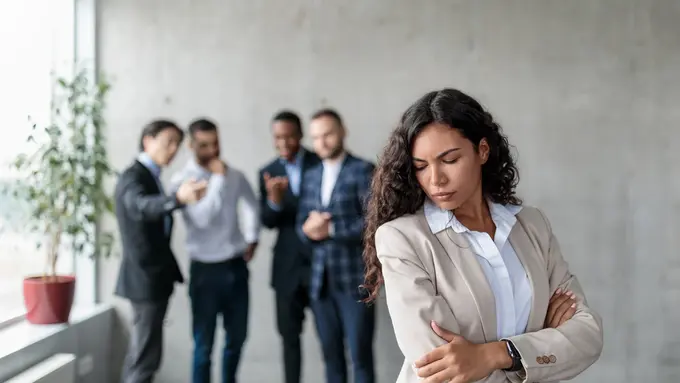 Ilustrasi diskriminasi perempuan di tempat kerja