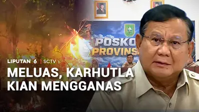 Tidak hanya meluas, kebakaran hutan dan lahan di berbagai wilayah kian mengganas. Api sulit dipadamkan, hewan-hewan kabur dari habitat, bahkan mati terbakar. Terkini, Presiden Prabowo bertolak ke Pekanbaru, Riau, untuk memimpin langsung rapat penanga...