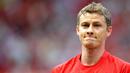 Striker Manchester United, Ole Gunnar Solskjaer, saat pertandingan melawan Espanyol di Stadion Old Trafford, (2/8/2008). (AFP/Andrew Yates)