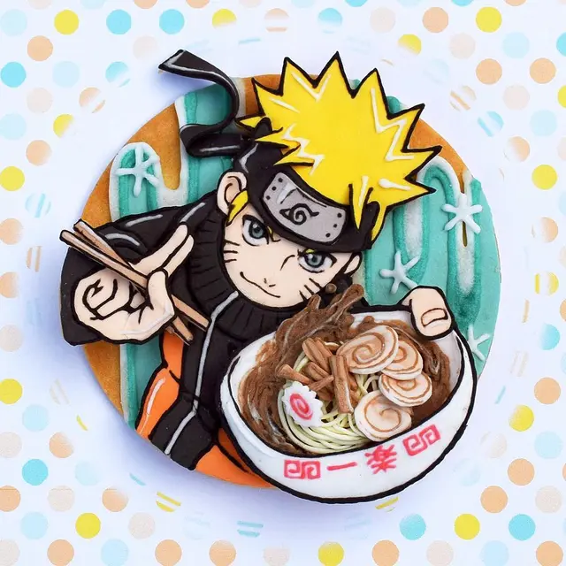 6 Kreasi Unik Kue Kering Bentuk Anime Ini Hasinya Bikin Takjub