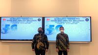 Direktur Kebijakan Teknologi Keamanan Siber dan Sandi BSSN, Soetedjo Joewono, S.E., M.M (kiri) dan Cybersecurity and Privacy Protection Officer Huawei Indonesia, Syarbeni. (Doc: Huawei)