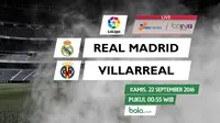 Susunan Pemain Real Madrid Vs Villarreal