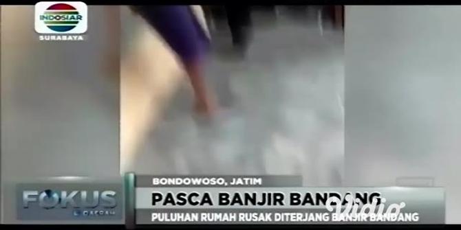 VIDEO: Begini Kondisi Usai Banjir Bandang Menerjang Desa Kalisat Bondowoso