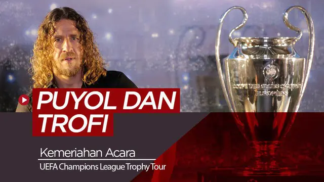 Berita video Carles Puyol menyapa para fans Indonesia dalam acara UEFA Champions League Trophy Tour presented by Heineken.