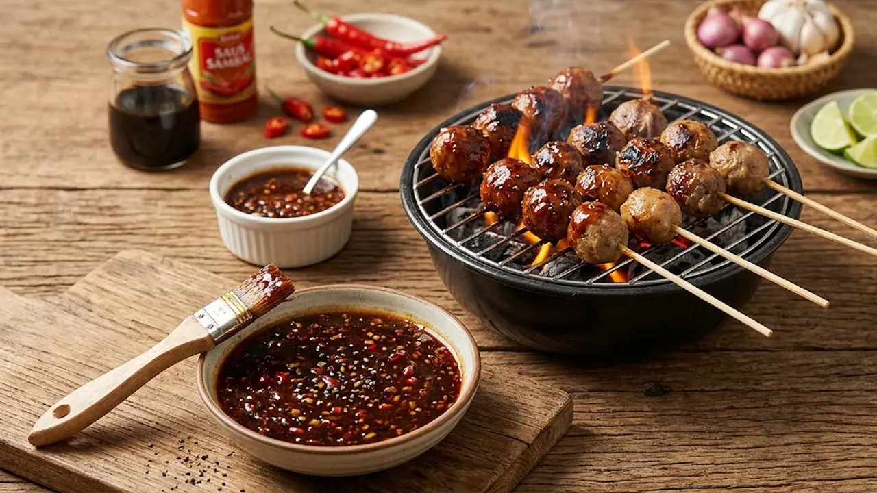 Resep Bumbu Celup Bakso Bakar