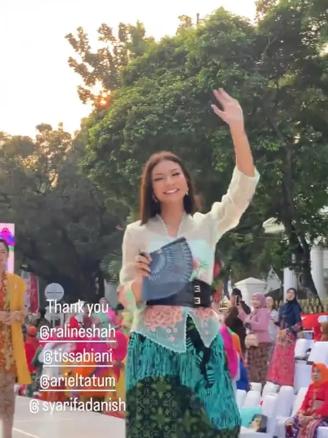 10 Tampilan Anggun Artis Kenakan Kebaya di Istana Berkebaya, dari Ariel Tatum, Nagita Slavina hingga Raline Shah