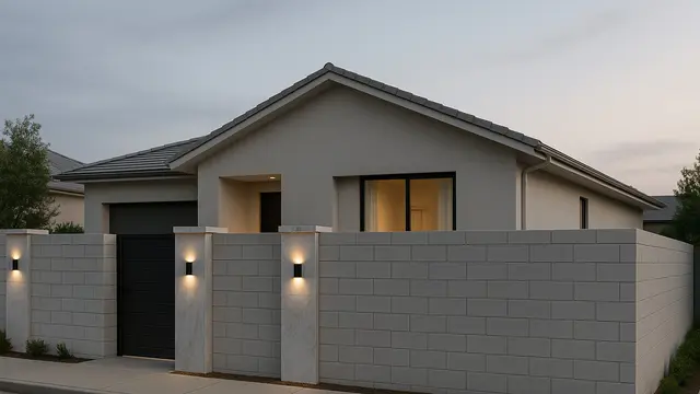 Gambar Pagar Tembok Sederhana dan Keren