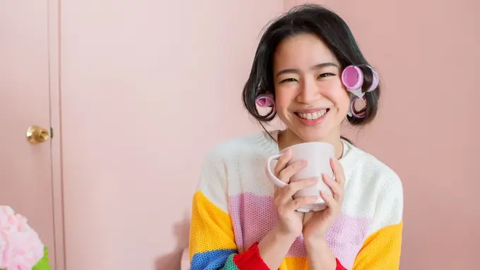 warna-warni tersenyum tertawa bahagia