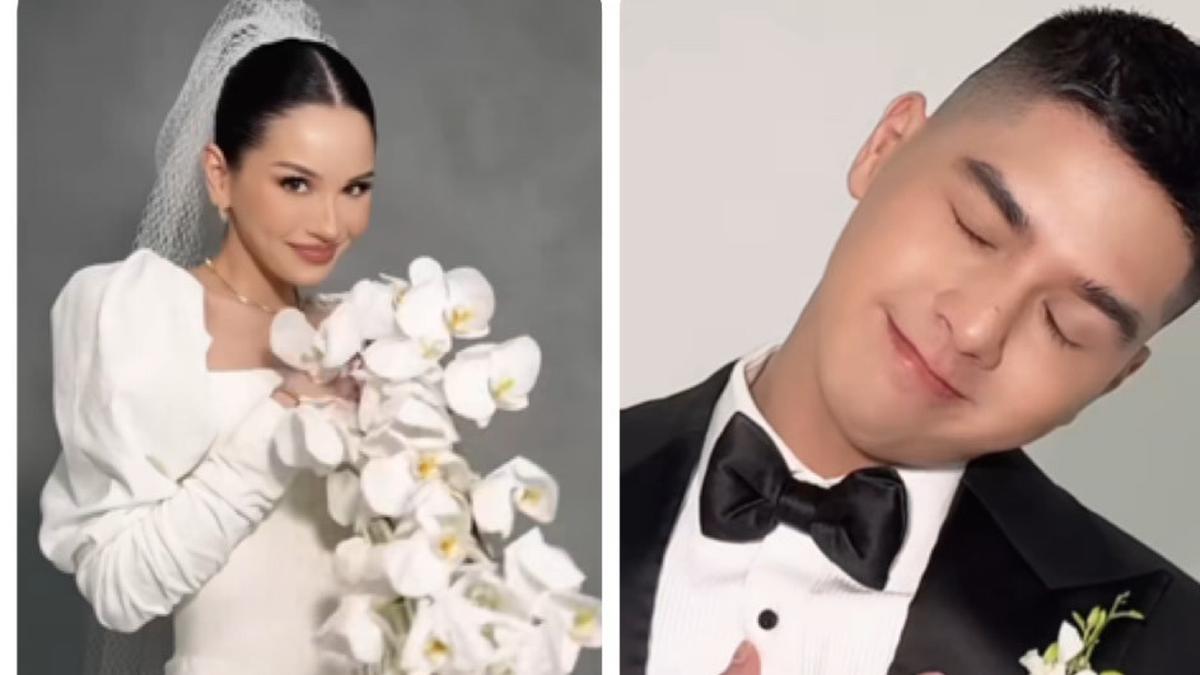 Jelang Pernikahan, 6 Potret Alyssa Daguise dan Al Ghazali Kenakan Baju Pengantin Sambil Challenge Kim Seon Ho Smile