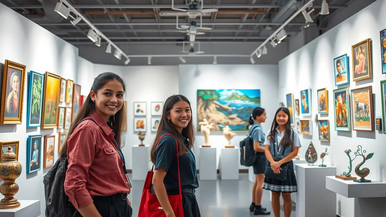 tujuan pameran seni rupa di sekolah
