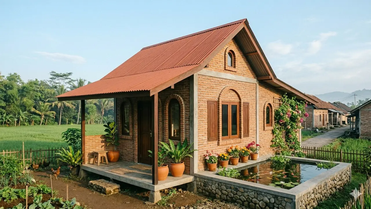 Model Rumah Minimalis di Desa Biaya Terjangkau Tapi Tetap Nyaman.