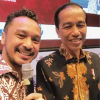 Giring Nidji dan Jokowi. (Instagram/giring)