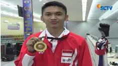 Naufal yang masih berusia 16 tahun ini sukses merebut medali emas menembak pada ajang Sea Games 2017. Sementara Adinda dua perunggu. 
