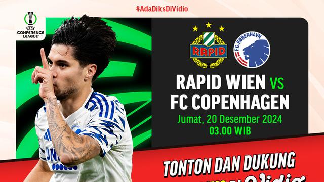 Jadwal Liga Konferensi Eropa: Rapid Wien vs Copenhagen di Vidio