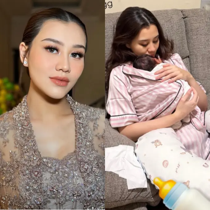 Tampilan Aaliyah Massaid setelah akad nikah Alyssa Daguise