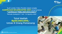 Sambut Hari Pelanggan Nasional, BPJAMSOSTEK Gelar Lomba Video Pendek Berhadiah Total Rp50 Juta