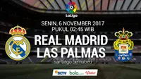 La Liga 2017 Real Madrid Vs Las Palmas (Bola.com/Adreanus Titus)