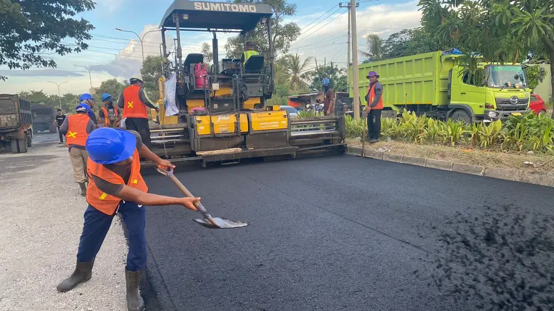 Jalur mudik di Jalan Lingkar Selatan (JLS) Kota Cilegon