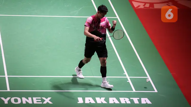 Foto: Perempat Final Indonesia Masters 2023 Dibuka dengan Drama Kemenangan Jonatan Christie dan Kekalahan Bagas/Fikri