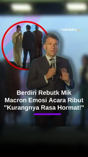 EMOSI Macron Prancis Berdiri Rebut Mik MC Dengar Forum Afrika Ribut: Kurangnya Rasa Hormat!
