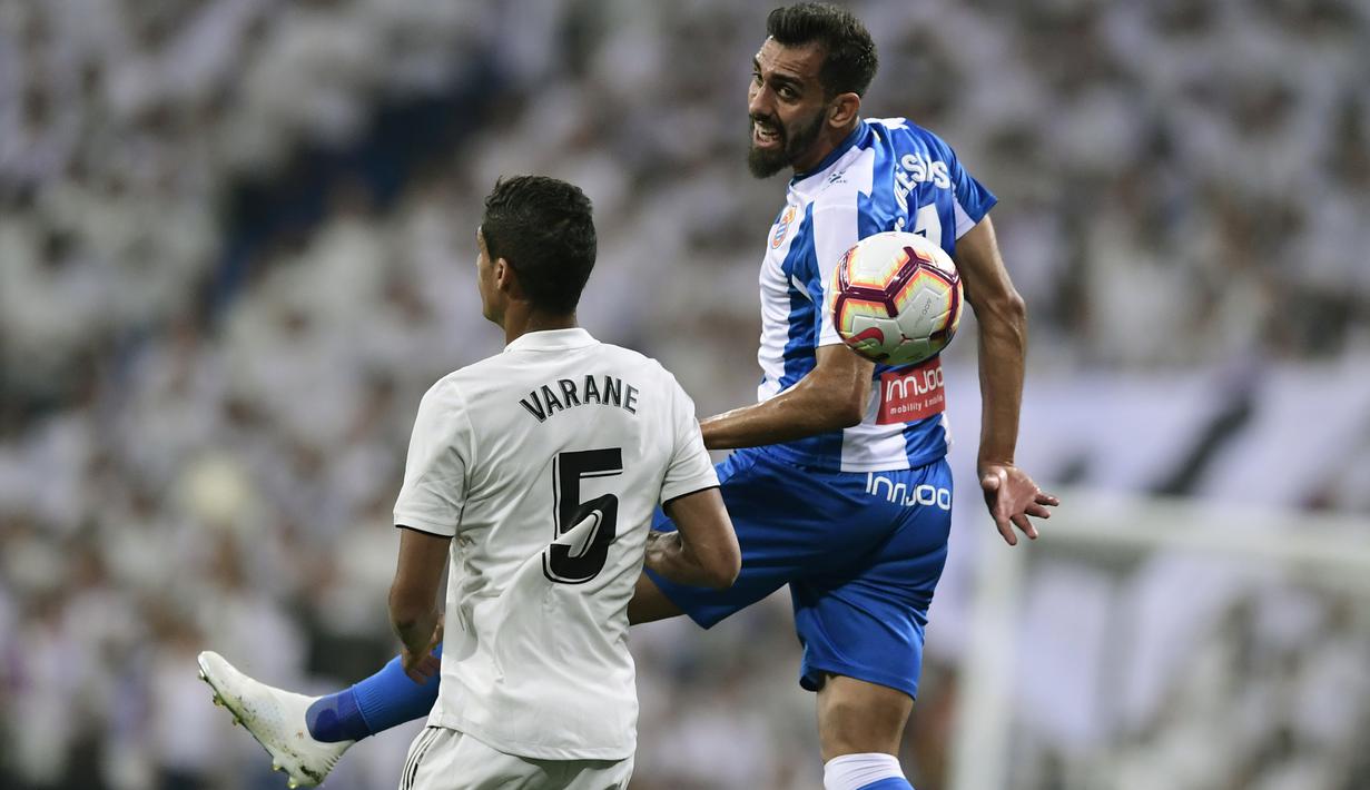 6. Borja Iglesias (Espanyol) - 8 gol dan 2 assist (AFP/Javier Soriano)