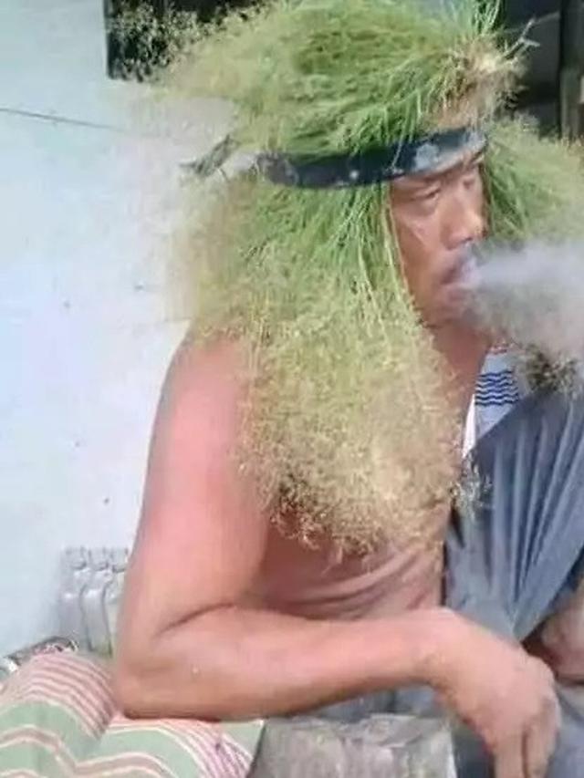 6 Tingkah Konyol Orang Punya Rambut dari Rumput, Absurd Banget