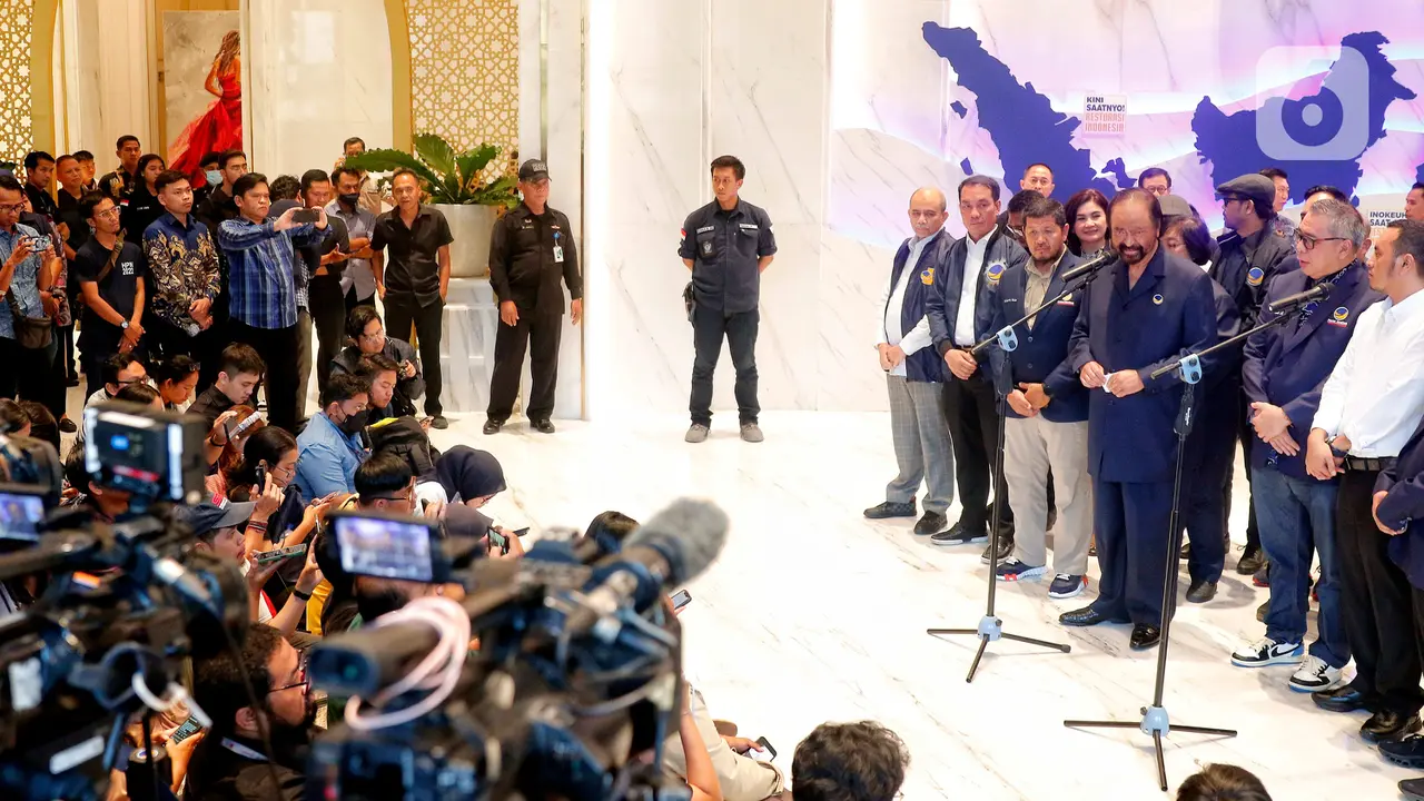 penjelasan Surya Paloh usai Johnny G. Plate Jadi Tersangka