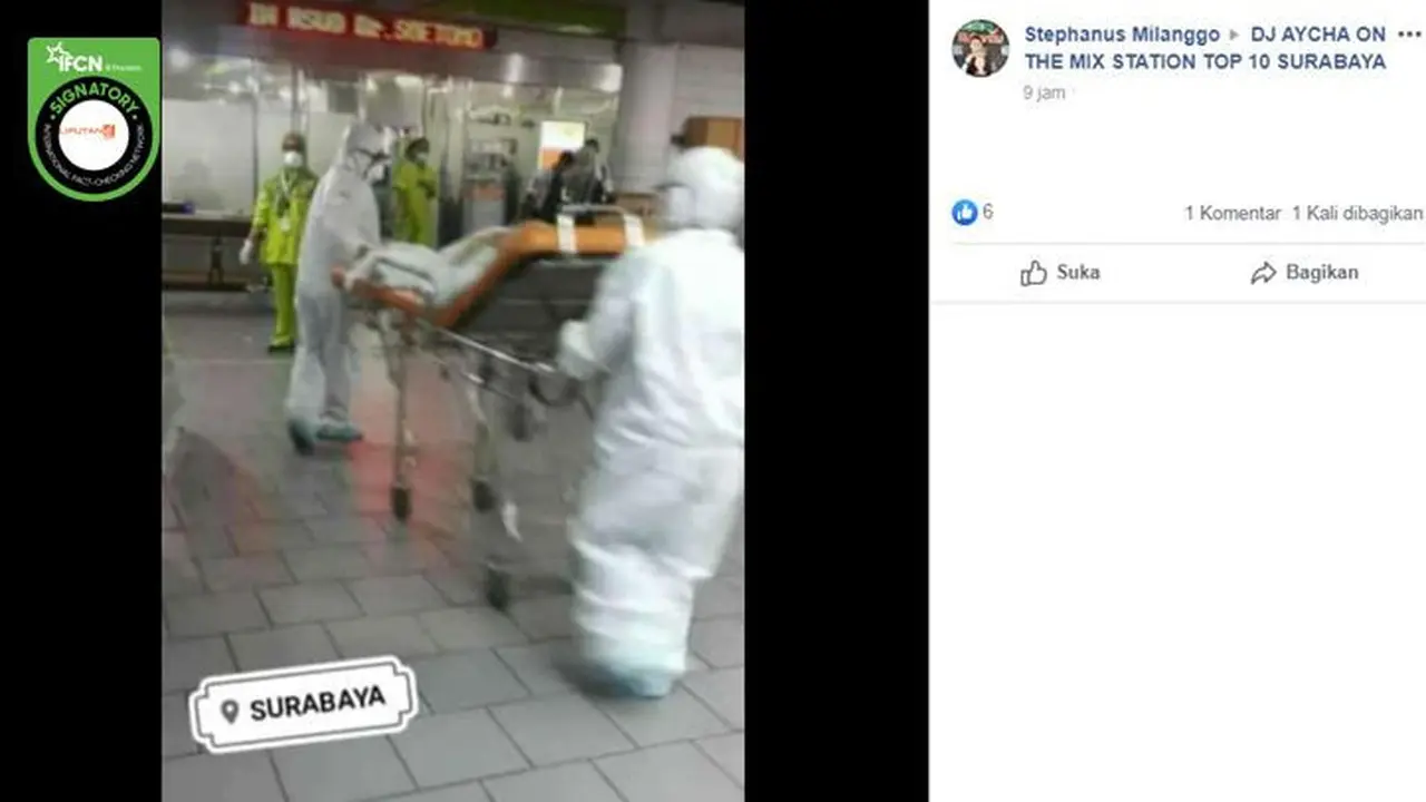 Gambar Tangkapan Layar Foto Pasien di RSUD dr Soetomo