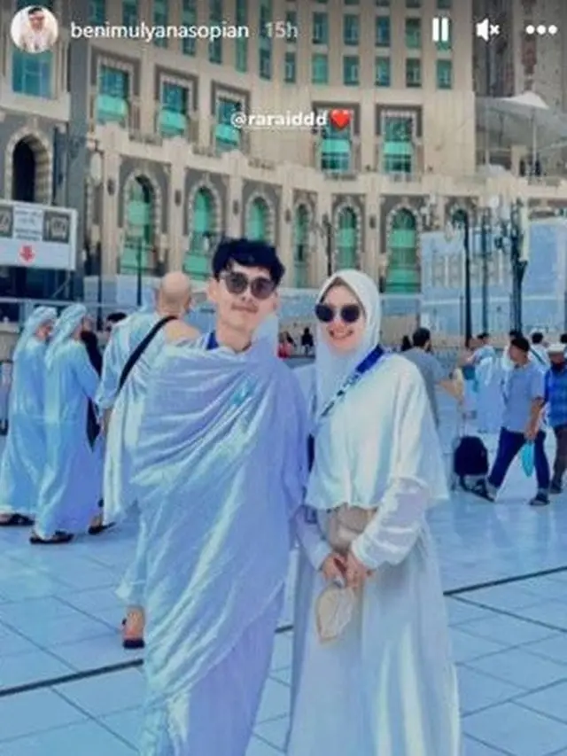 6 Potret Beni Mulyana Umrah Bareng Tunangan, Bungkam Terkait Isu KDRT Lesti Kejora