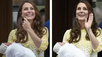 Kate melahirkan anak keduanya (Foto: Daily Mail)