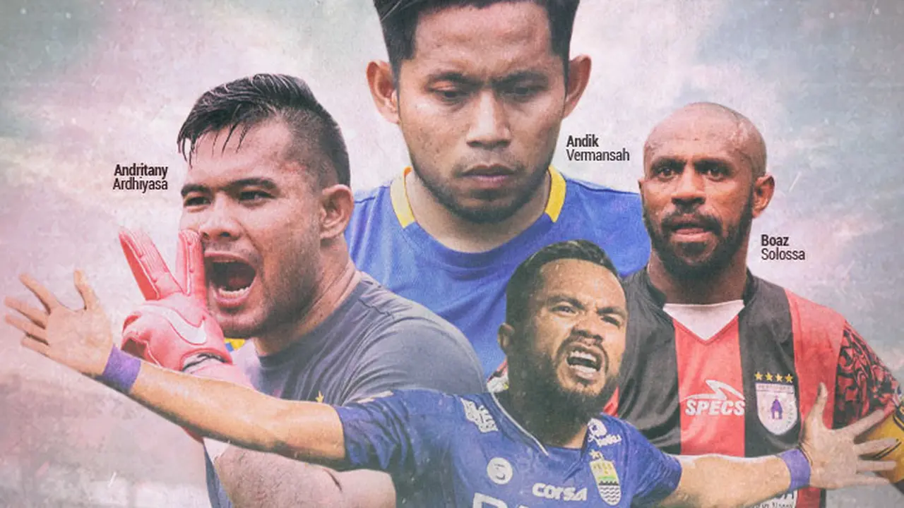 Ilustrasi Pemain: Boaz Solossa, Andritany Ardhiyasa, Zulham Zamrun, Andik Vermansyah