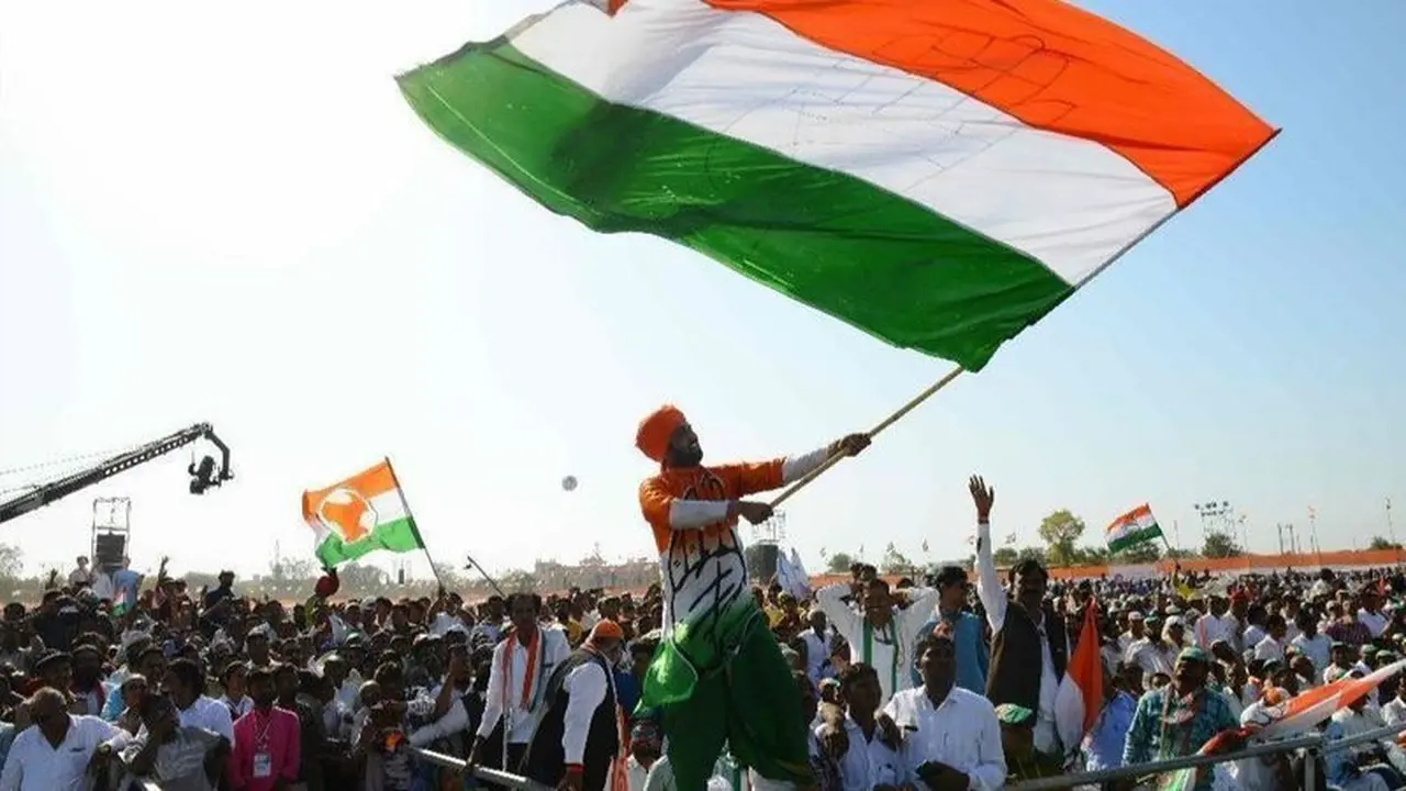 Aksi kampanye politik koalisi oposisi India (AFP/Sam Panthaky)