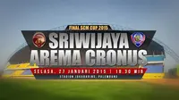 Sriwijaya vs Arema Cronus (Liputan6.com/Ari Wicaksono)