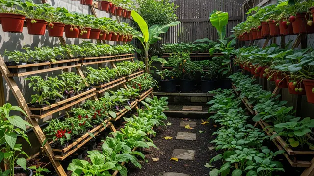 Kebun   Dibagi Zona Sayur dan Buah