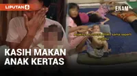 VIRAL ORANG TUA 8 ANAK, HIDUP SUSAH SAMPAI GADAI SIM RP 50 RIBU HINGGA MAKAN KERTAS