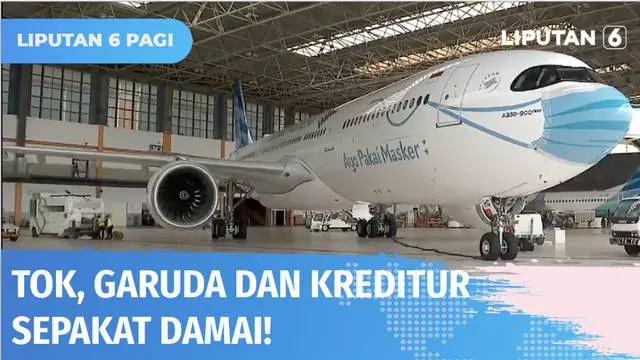 PT Garuda Indonesia Tbk, berhasil memperoleh perdamaian dari kreditur dalam tahapan pemungutan suara atau voting penundaan kewajiban pembayaran utang atau PKPU. Sebanyak 95 persen kreditur sepakat menyetujui perdamaian tersebut.