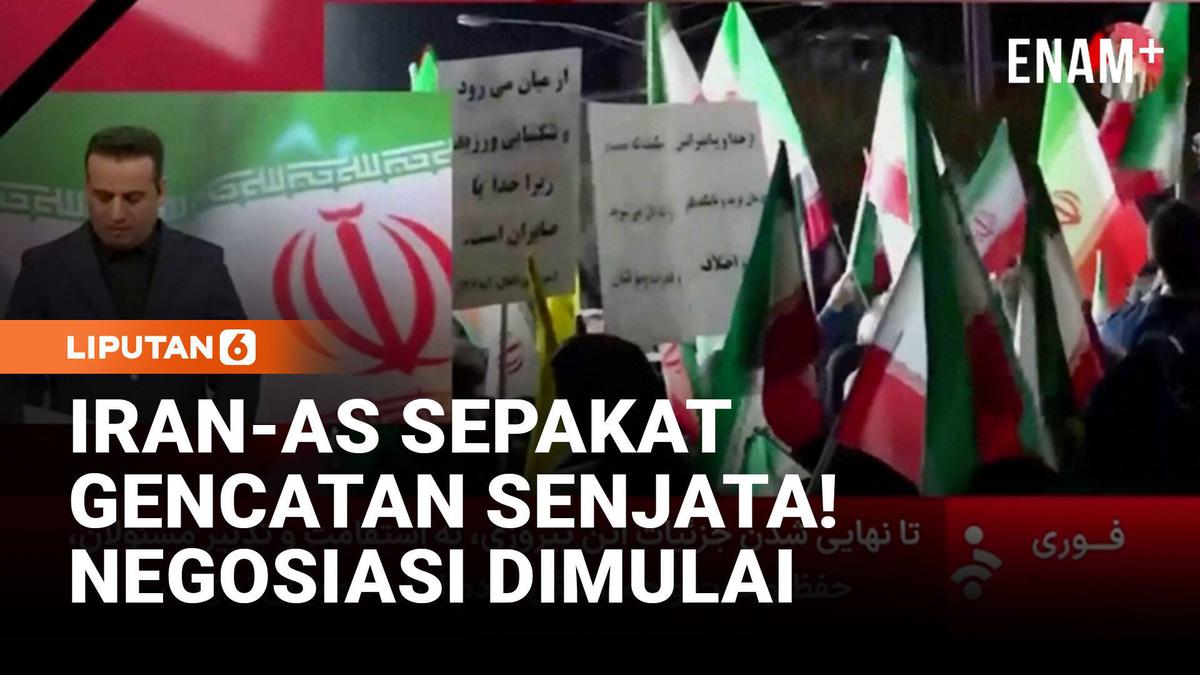 Iran dan AS Sepakat Gencatan Senjata 2 Pekan, Negosiasi Dimulai di Pakistan