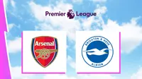 Liga Inggris - Arsenal Vs Brighton (Bola.com/Adreanus Titus)