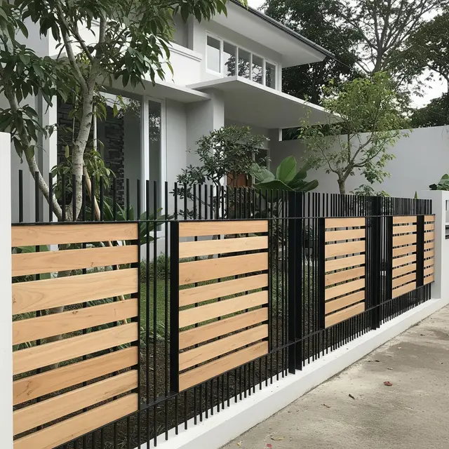 Model Pagar Minimalis Tanpa Tiang Besar