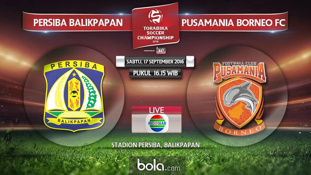 Persiba Balikpapan Vs Pusamania Borneo FC (Bola.com/Adreanus Titus)