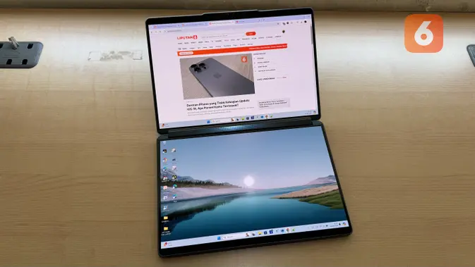 <p>Review Lenovo Yoga Book 9i: Performa Gahar untuk Kreativitas dan Bermain Game Tanpa Batas? (Liputan6.com/ Agustinus Mario Damar)</p>