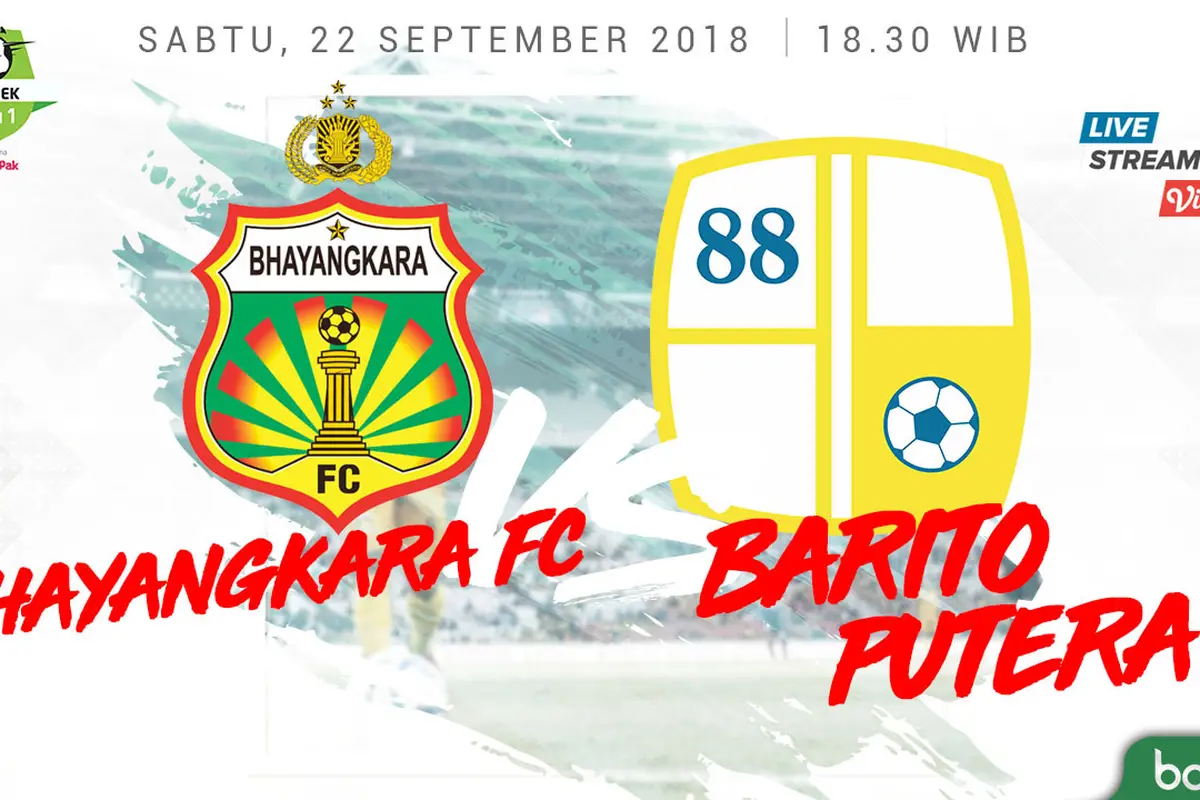 Bhayangkara FC Vs Barito Putera