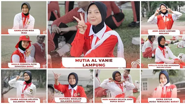6 Potret Anggota Paskibraka di IKN, 18 Orang Lepas Hijab