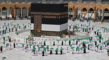 FOTO: Jemaah Mulai Rangkaian Ibadah Haji 2021