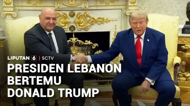 Joseph Aoun Bertemu Trump, Bahas Stabilitas Lebanon Pascakonflik dengan Israel
