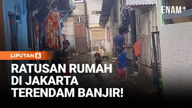 Jakarta Hujan Deras, Ratusan Rumah di Cengkareng Terendam