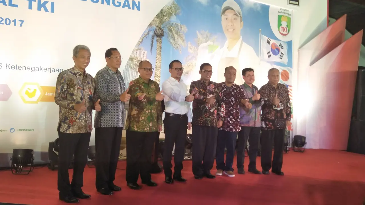 Kemnaker luncurkan program jaminan sosial untuk TKI (Foto: Deny/Liputan6.com)