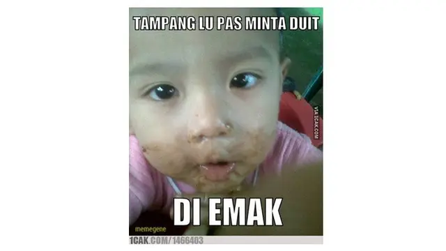 Meme Lucu saat Minta Duit ke Emak Ini Bikin Ketawa Geli