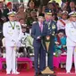 Presiden Jokowi menyampaikan pidato dalam upacara peringatan HUT ke-78 TNI di Monas, Jakarta, Kamis (10/5/2023). (Youtube Sekretariat Presiden)