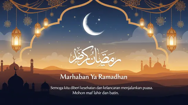 Gambar Marhaban Ya Ramadhan